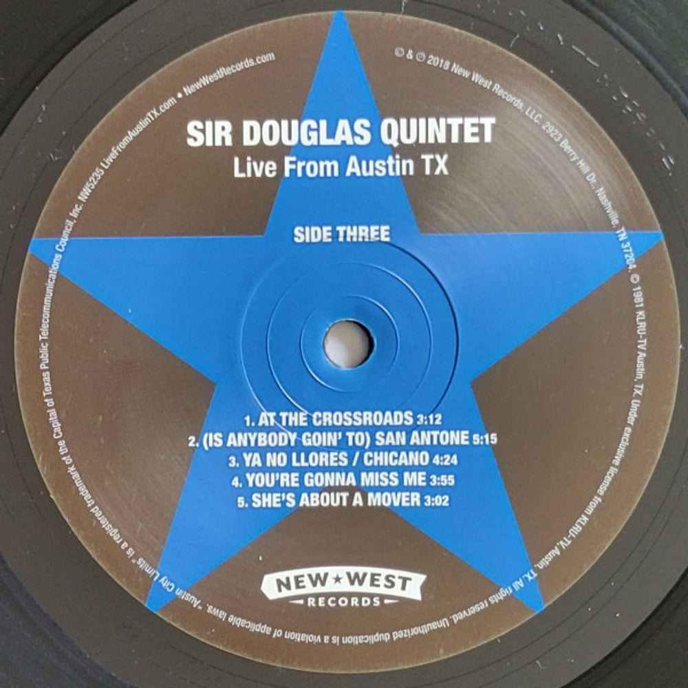 The Sir Douglas Quintet – Live From Austin, TX (2-LP Vinyl)
