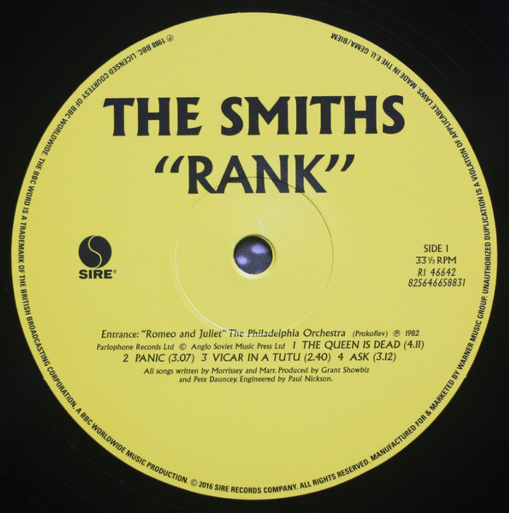 The Smiths – Rank (2-LP Vinyl)