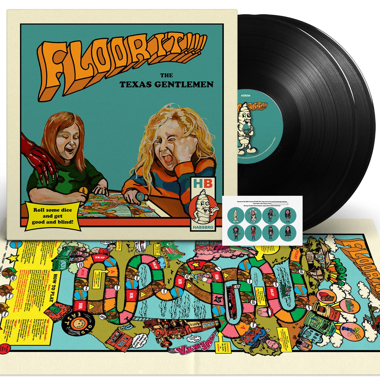 The Texas Gentlemen – Floor It!!! (2-LP Vinyl)