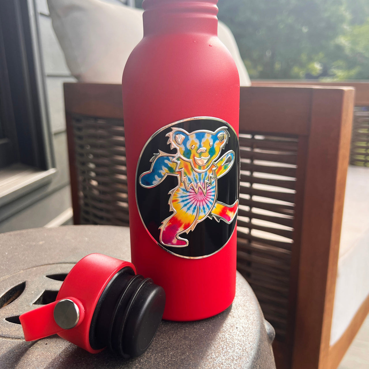 The Tie Dye Bear Bottle Badge (2-Pack)