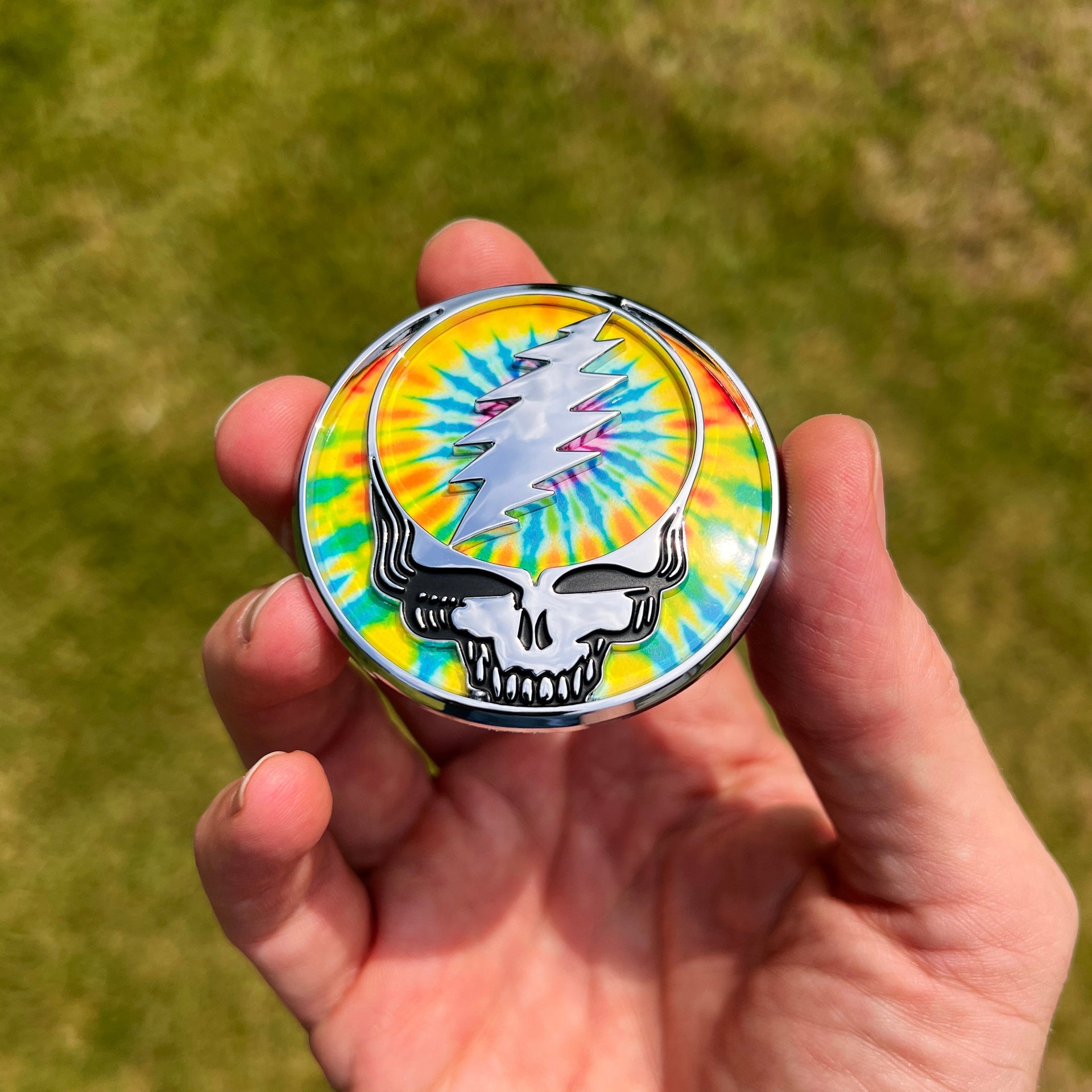 The Tie Dye Stealie Badge
