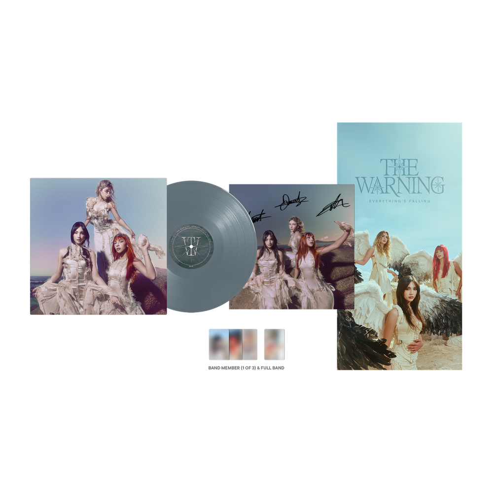 The Warning – Everything's Falling (Signed Insert - Deep Ocean with Alt Cover LP Vinyl)