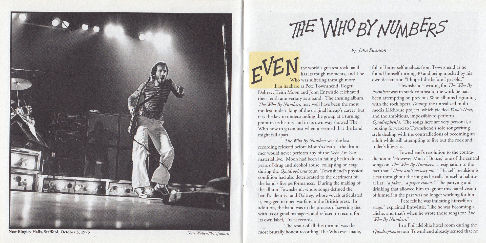 The Who – By Numbers (Remastered CD) - Lifestyle