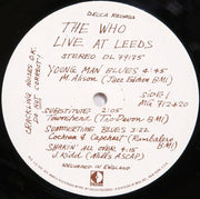The Who – Live At Leeds (LP Vinyl) - Alternate View
