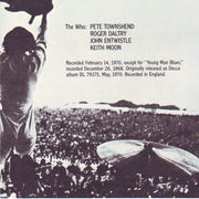 The Who – Live At Leeds (LP Vinyl) - Lifestyle