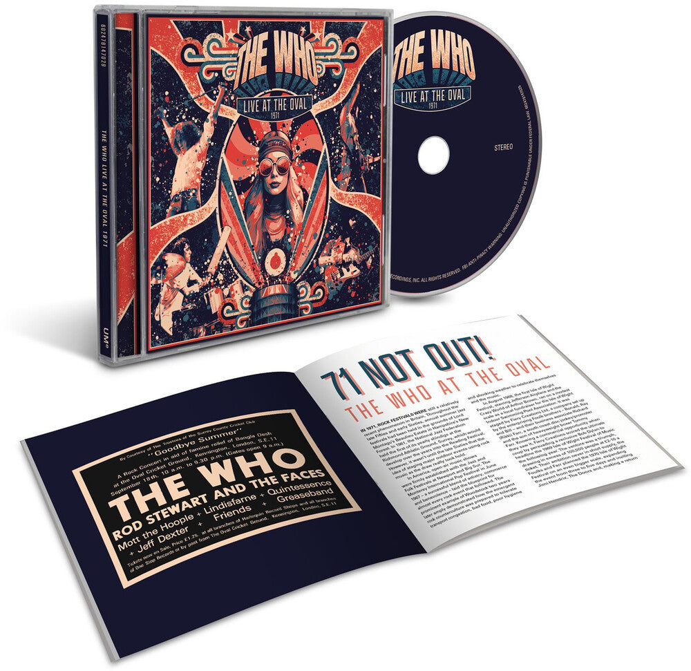 The Who – Live at the Oval 1971 (CD) - Front