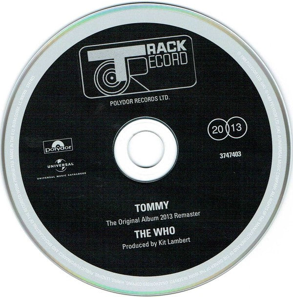 The Who – Tommy (2013 Remaster CD) - Alternate View