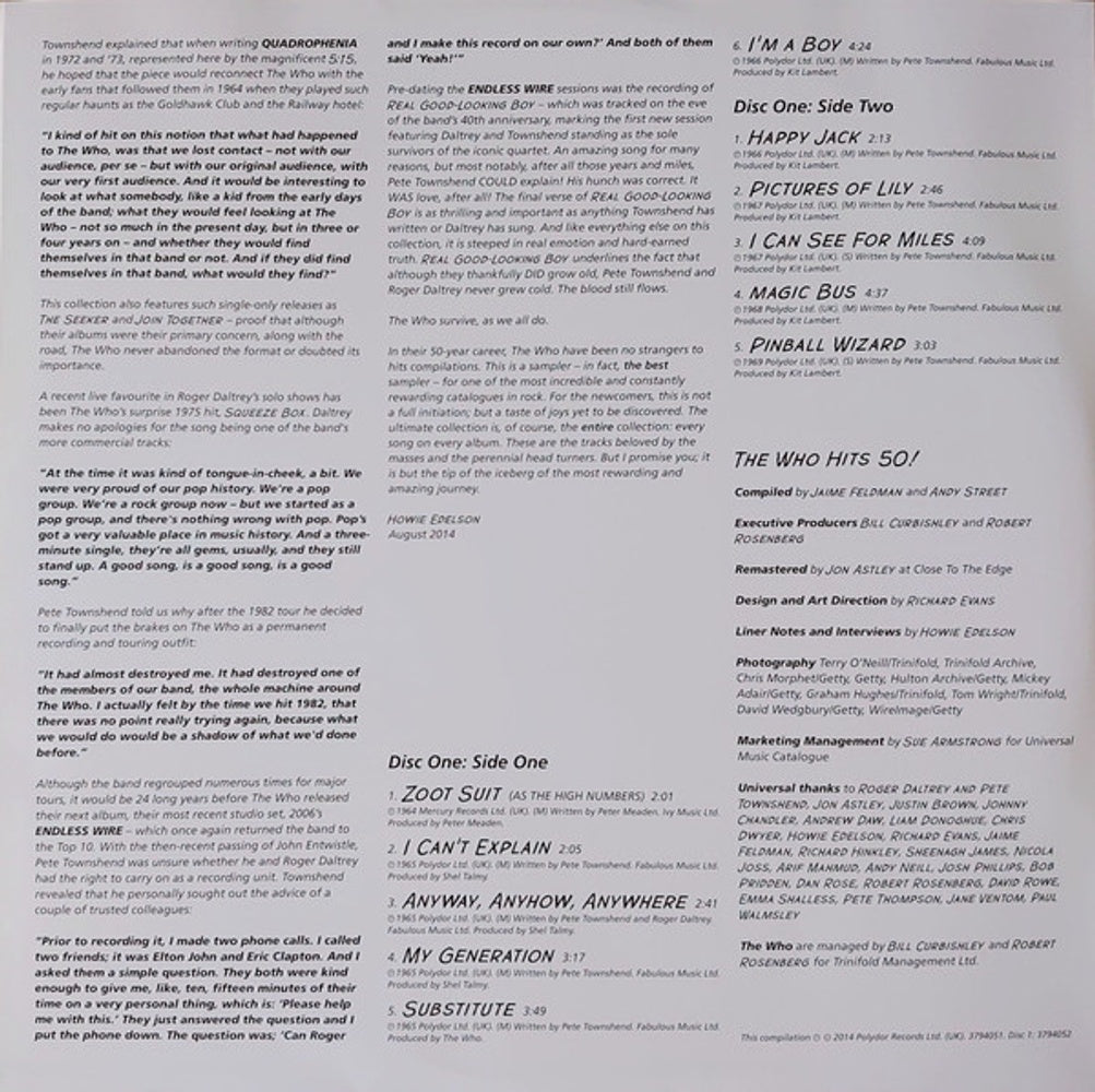 The Who – Who Hits 50! (2-LP Vinyl) - View 11