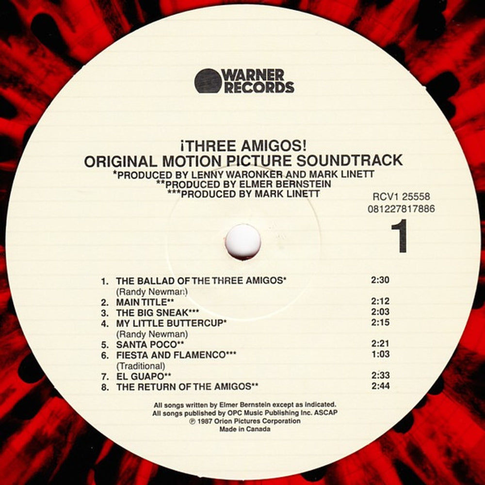 Three Amigos! - Original Motion Picture Soundtrack (LP Vinyl)