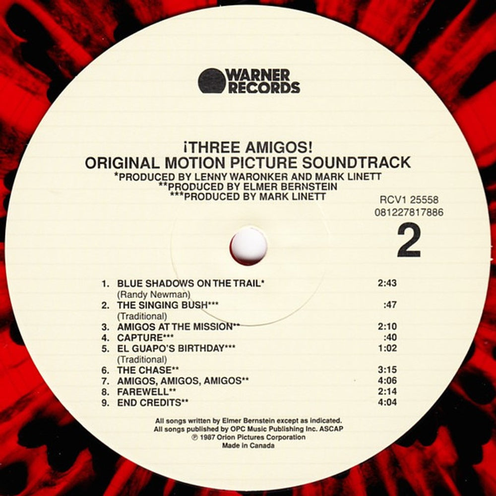 Three Amigos! - Original Motion Picture Soundtrack (LP Vinyl)