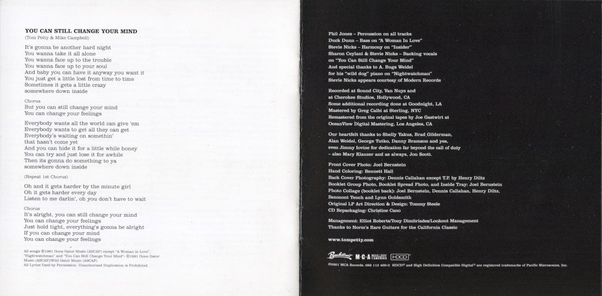 Tom Petty & The Heartbreakers – Hard Promises (CD) - Packaging