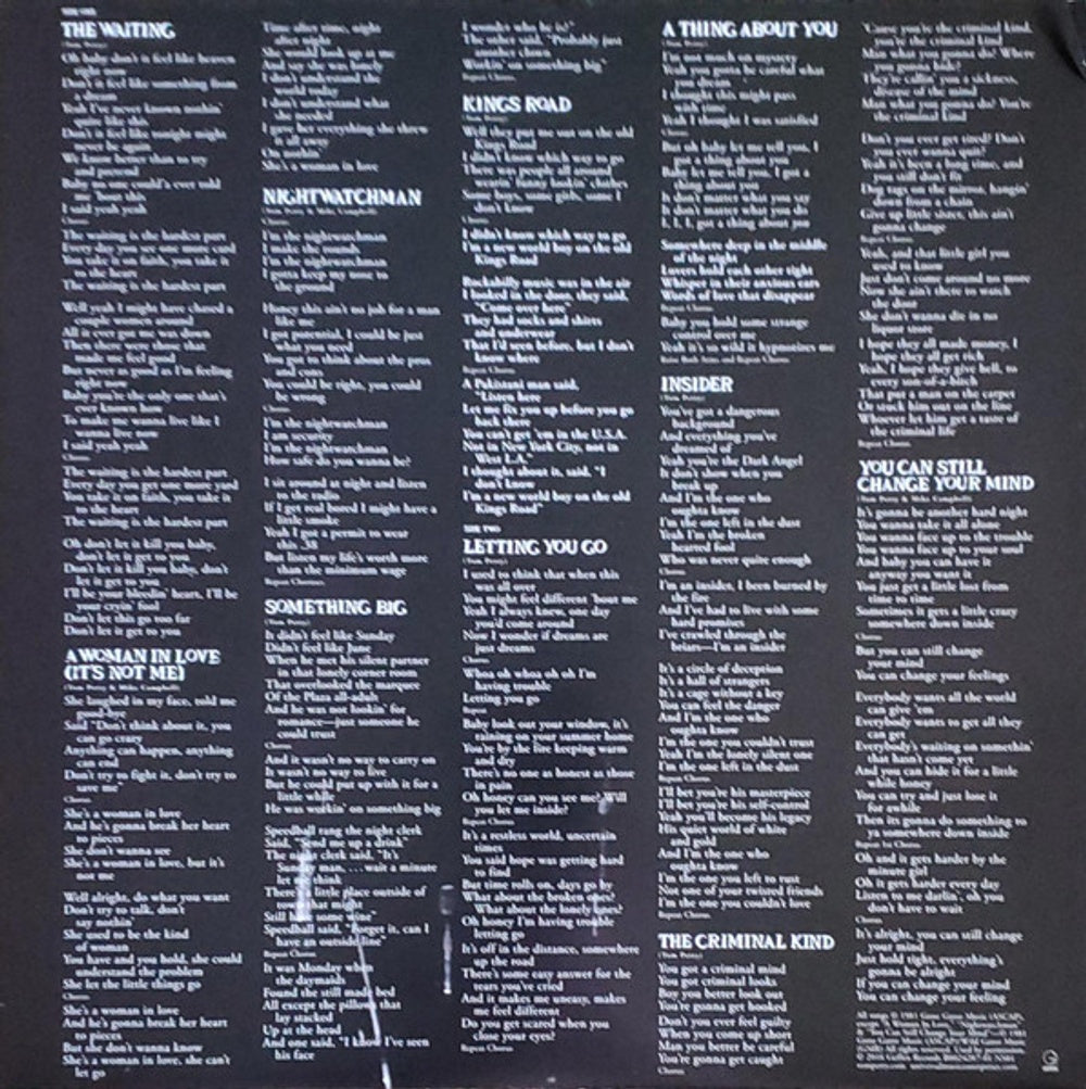 Tom Petty & The Heartbreakers – Hard Promises (LP Vinyl) - Packaging
