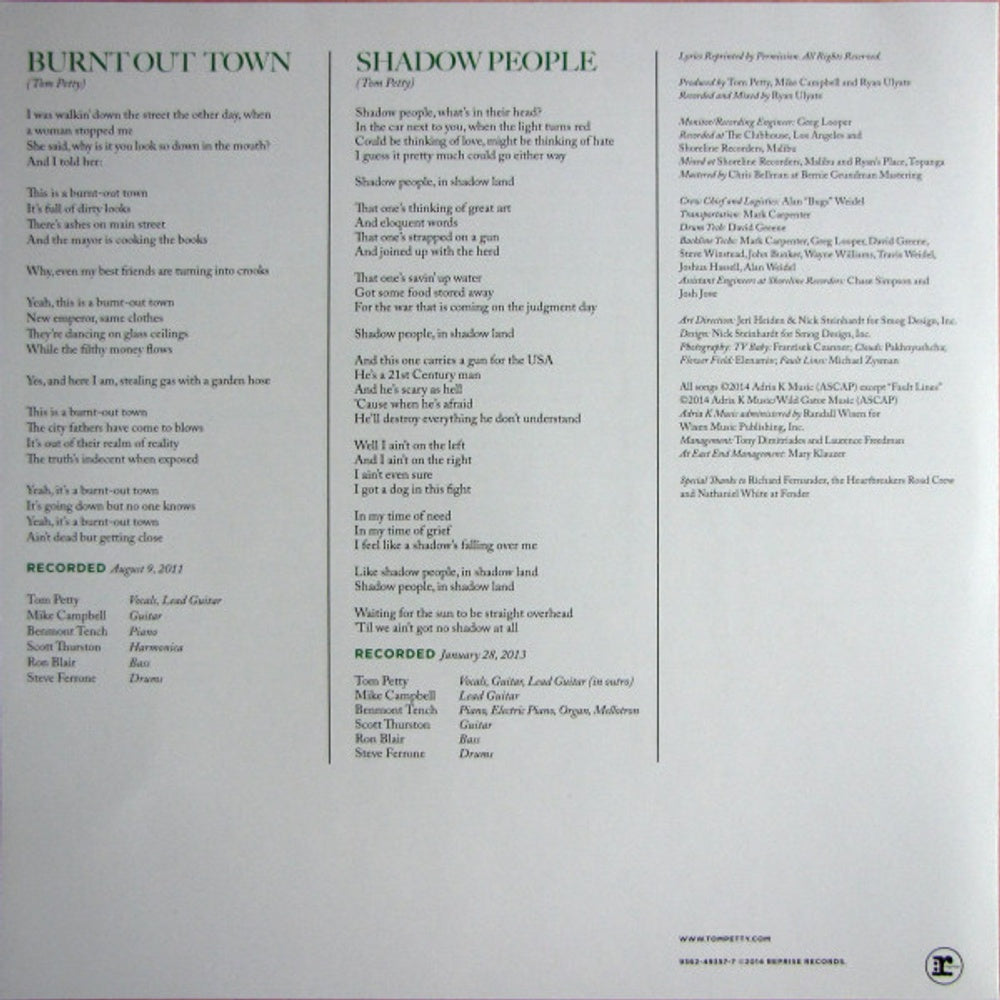 Tom Petty & The Heartbreakers – Hypnotic Eye (LP Vinyl) - Packaging