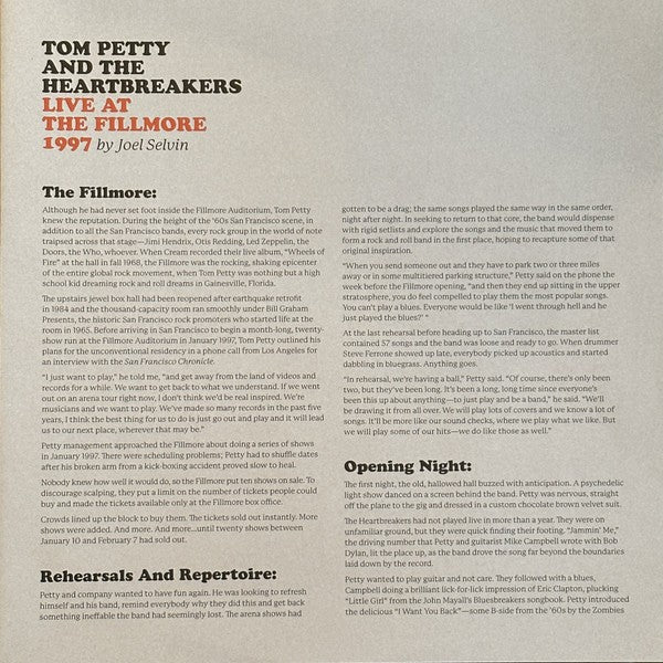 Tom Petty & The Heartbreakers – Live At The Fillmore, 1997 (3-LP Vinyl) - View 15