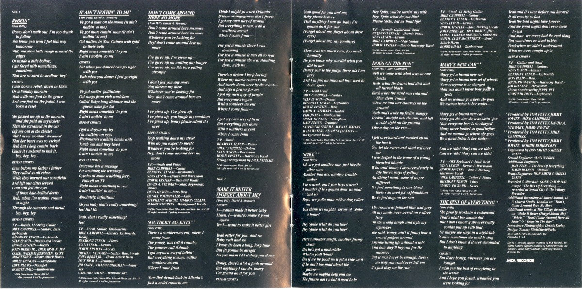 Tom Petty & The Heartbreakers – Southern Accents (CD) - Side View