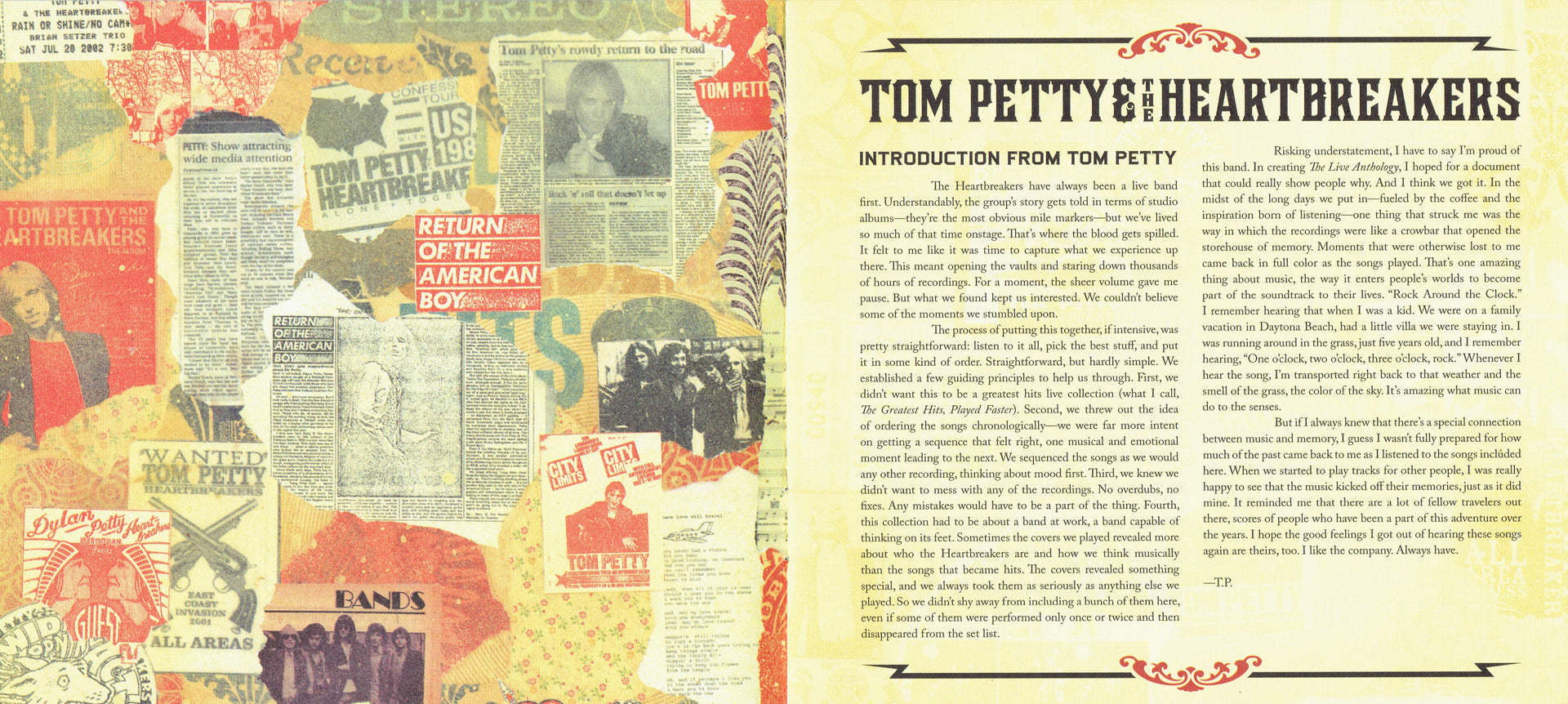 Tom Petty & The Heartbreakers – The Live Anthology (4-CD) - Alternate View