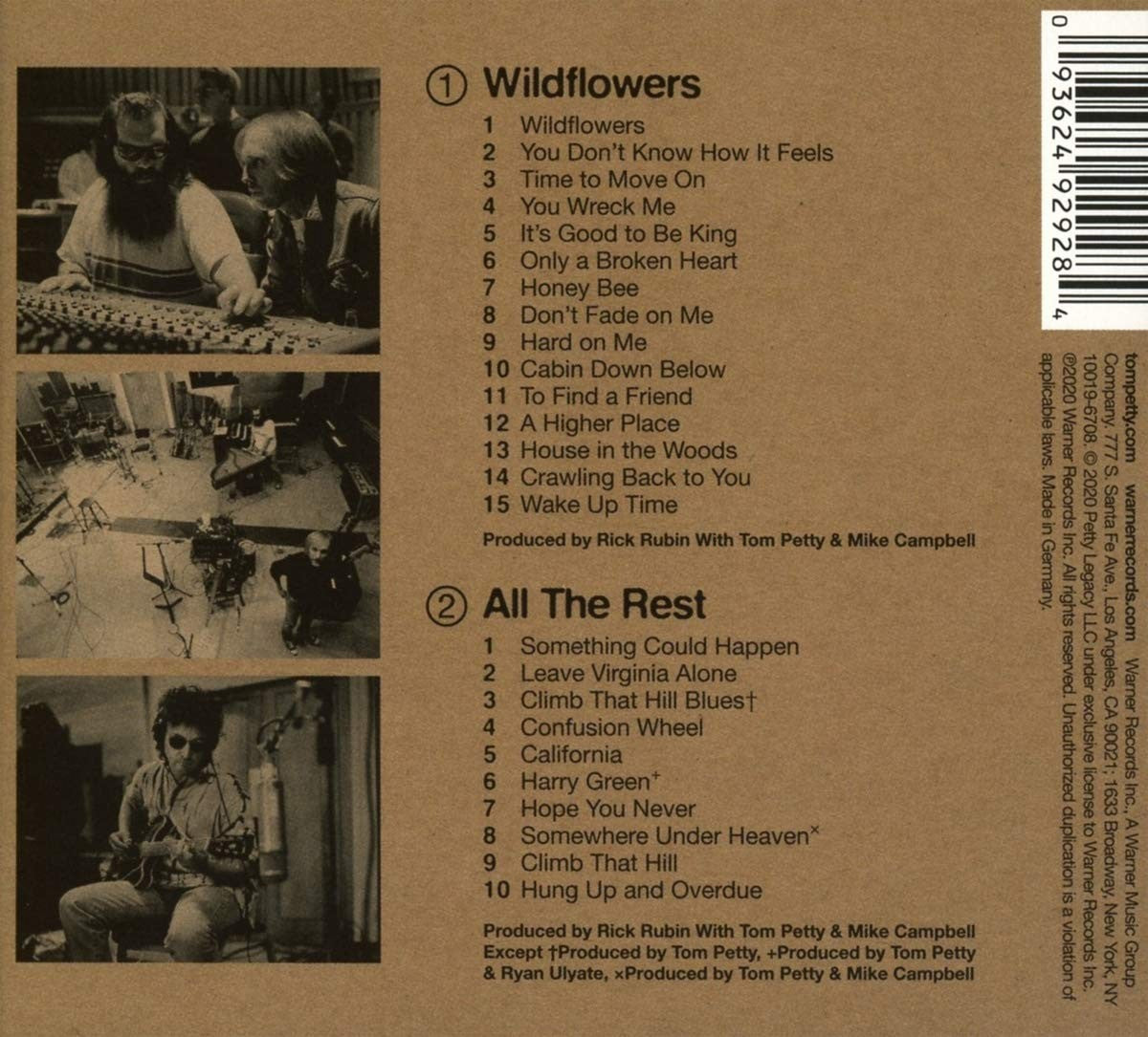 Tom Petty – Wildflowers & All the Rest (2-CD) - Detail