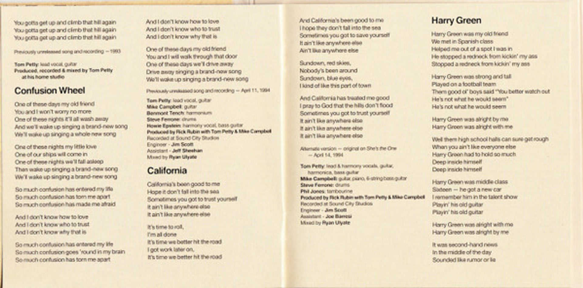 Tom Petty – Wildflowers & All the Rest (2-CD) - Side View