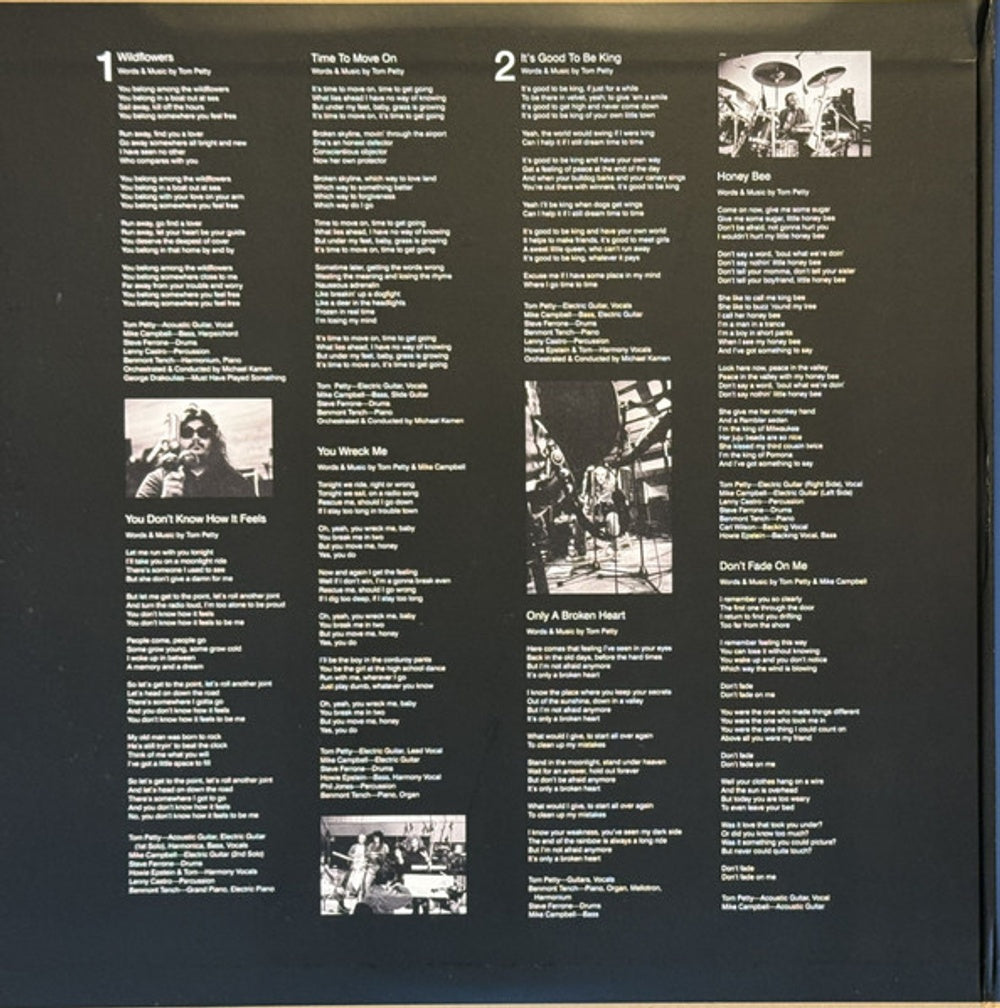 Tom Petty – Wildflowers (One-Step 2-LP Vinyl) - Label