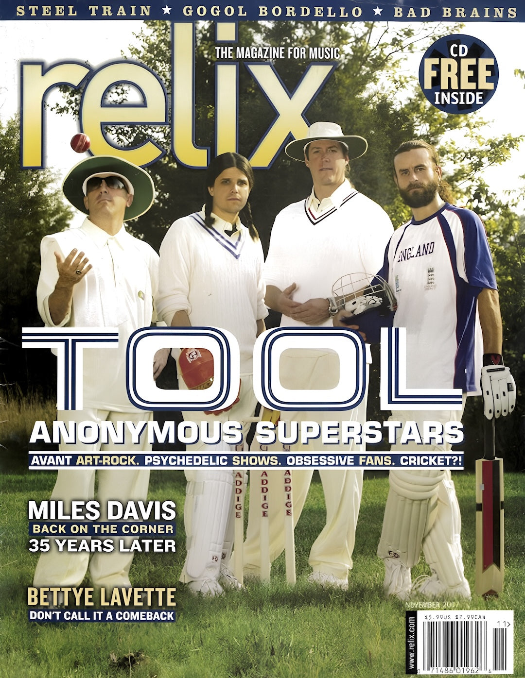 Tool - November 2007 Relix Issue