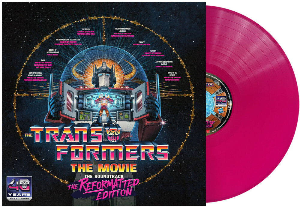 Transformers – The Movie, The Soundtrack, The Reformatted Edition (Energon Pink LP Vinyl)