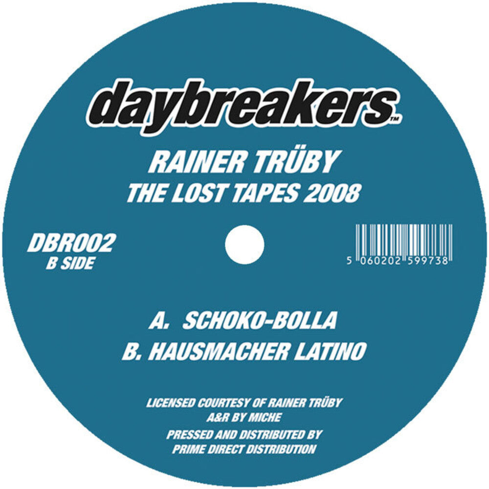 Truby, Rainer – The Lost Tapes 2008 (12" Vinyl)
