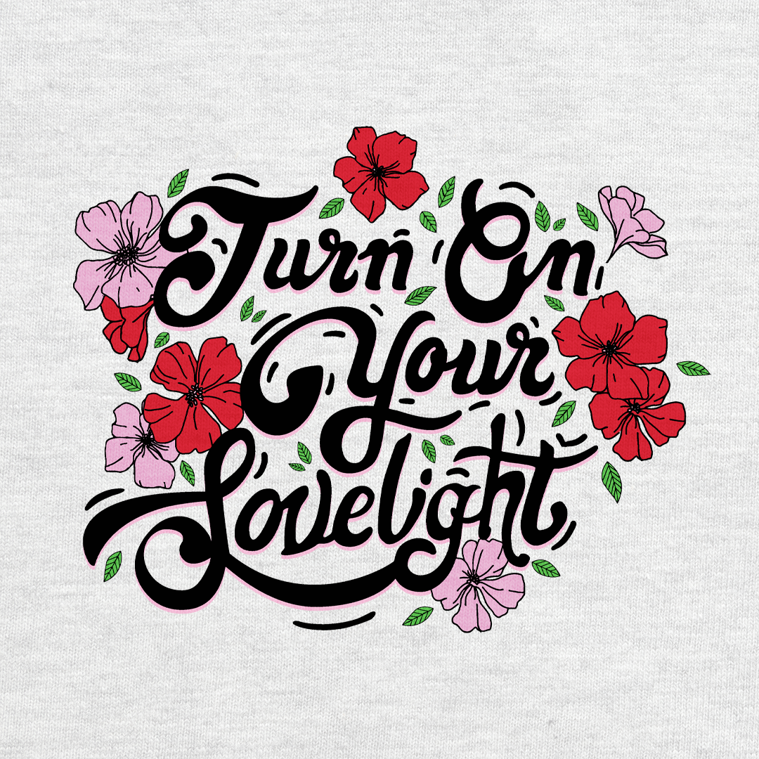 Turn on Your Lovelight Women’s Racerback Tank Top