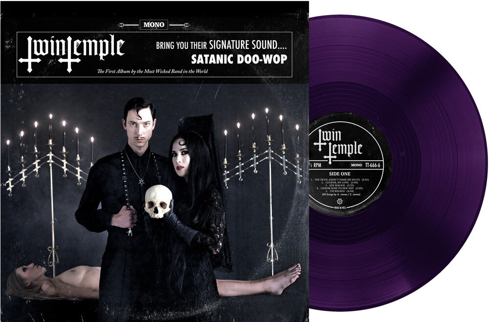 Twin Temple – Twin Temple (Bring You Their Signature Sound.... Satanic Doo-Wop, Ritual Wine LP Vinyl)