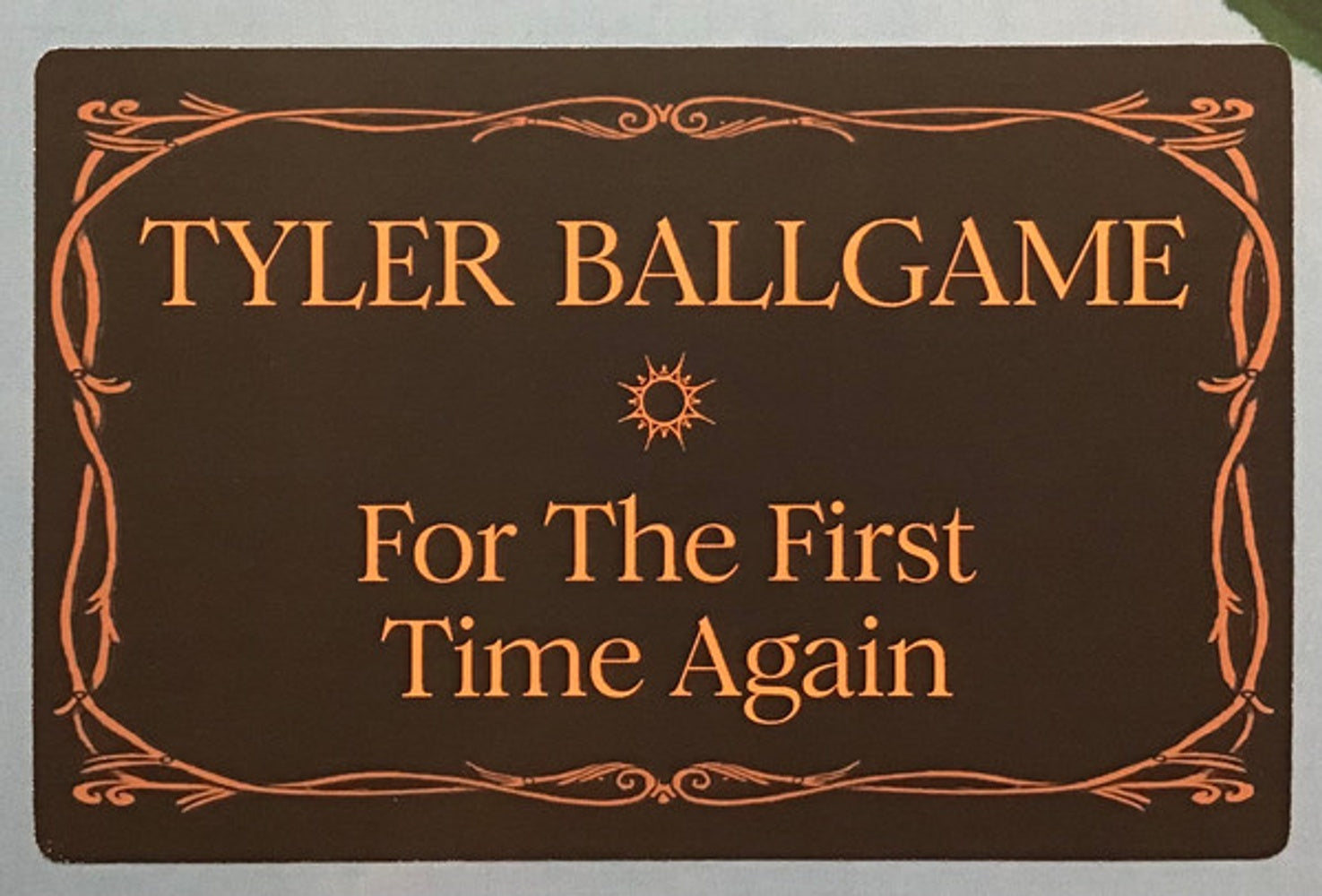 Tyler Ballgame – For The First Time Again (LP Vinyl)