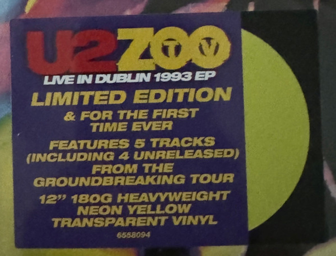 U2 – Zoo Tv: Live In Dublin 1993 (LP Vinyl)