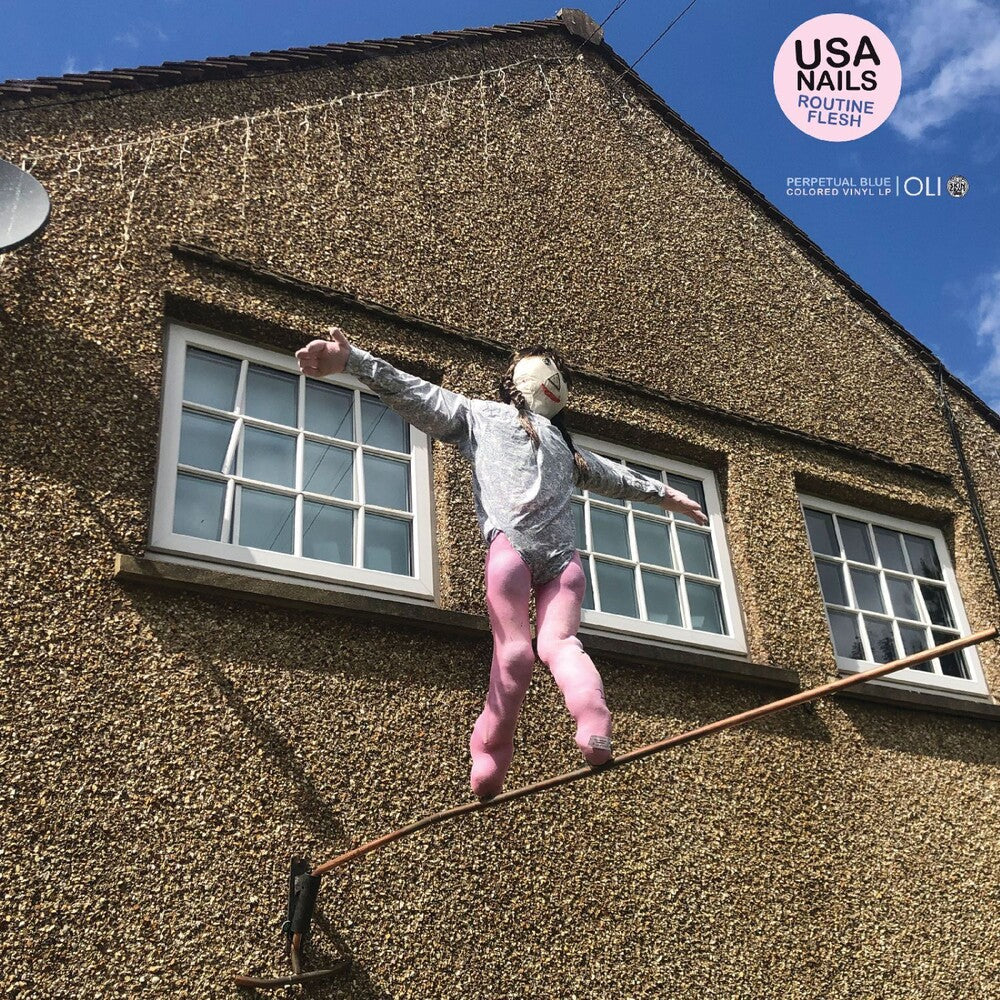 USA Nails – Routine Flesh - Translucent Blue (Blue, Colored LP Vinyl)