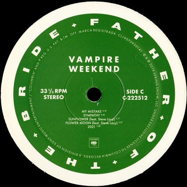Vampire Weekend – Father of the Bride (2-LP Vinyl) - Side View