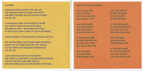 Vampire Weekend – Vampire Weekend (CD) - Side View