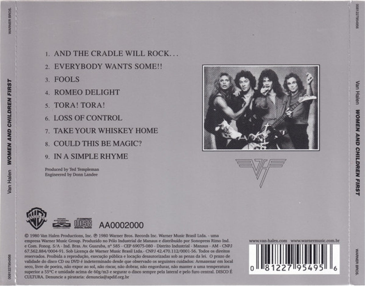 Van Halen – Women and Children First (CD)