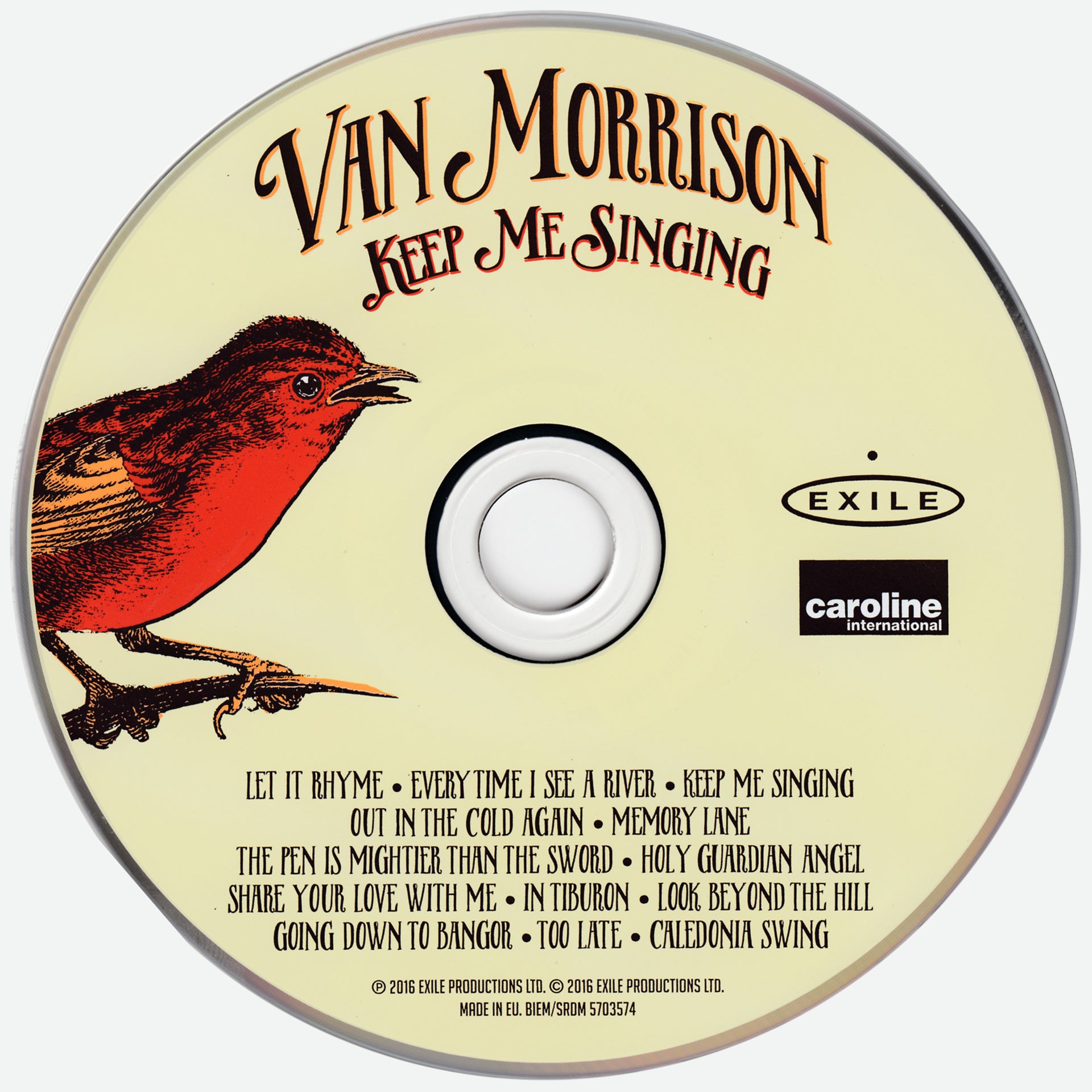 Van Morrison – Keep Me Singing (CD) - Alternate View