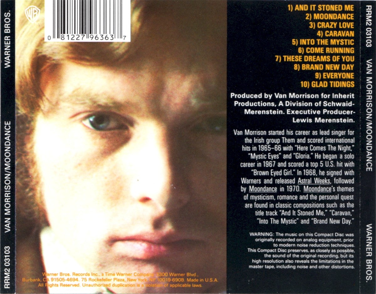 Van Morrison – Moondance (CD) - Detail