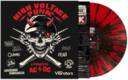 Various Artists – HIGH VOLTAGE PUNK - A TRIBUTE TO AC/DC (Black / Red Splatter LP Vinyl)