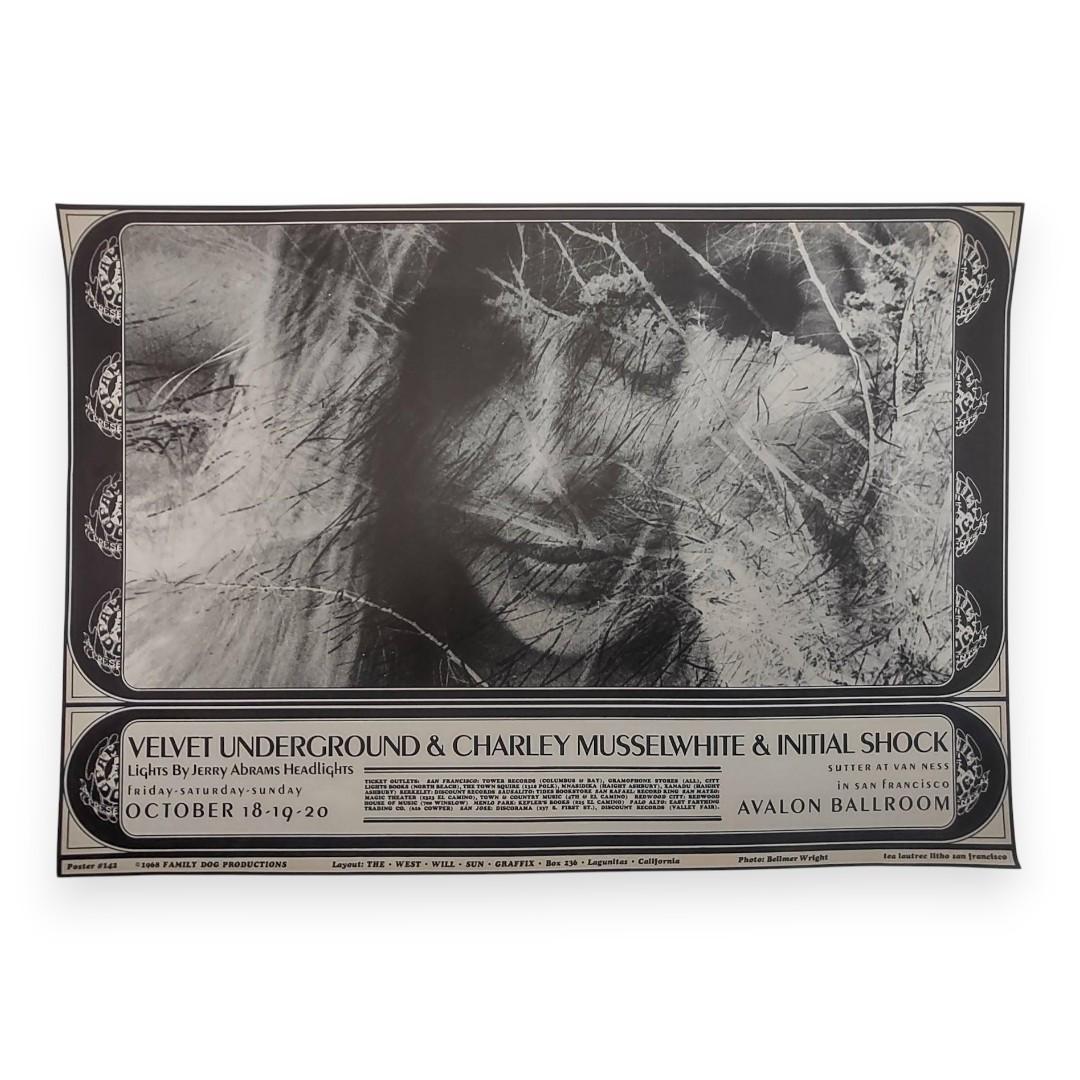 Velvet Underground – The Avalon Ballroom, San Francisco (Oct 18–20, 1968) by The West Will Sun Graffix & Bellmer Wright