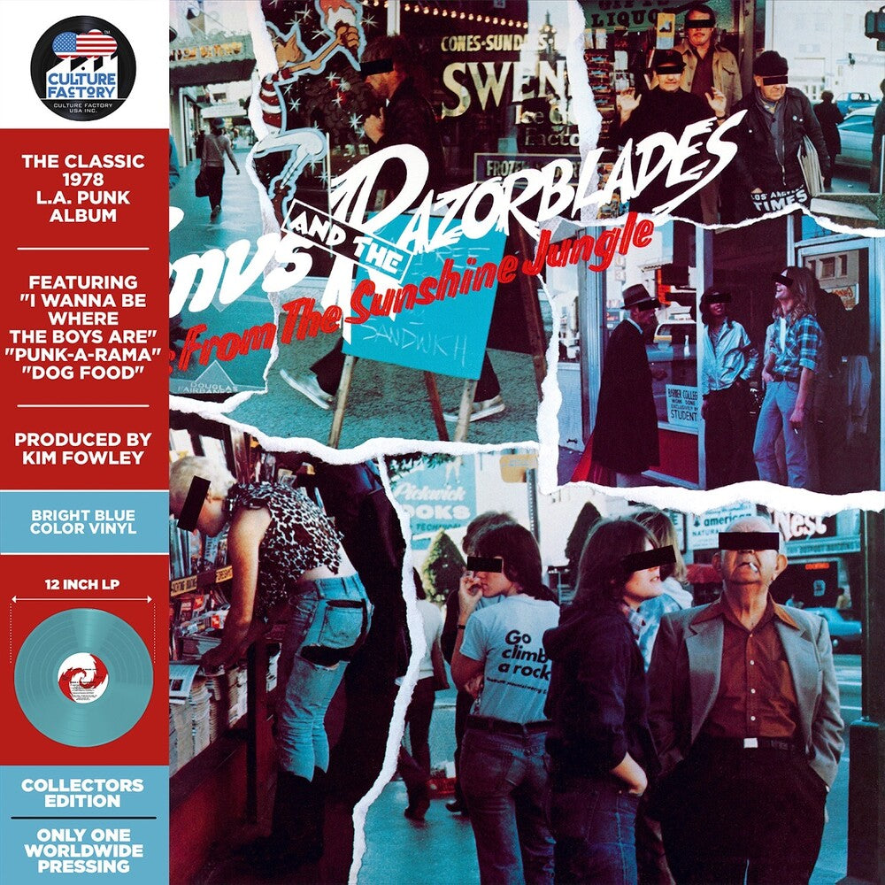 Venus & The Razorblades – Songs From The Sunshine Jungle (Blue, Colored, Limited Edition LP Vinyl)