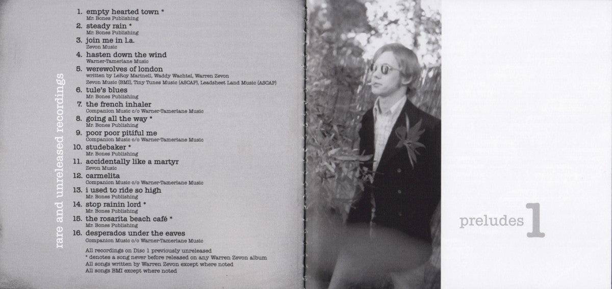 Warren Zevon – Preludes (2-CD)