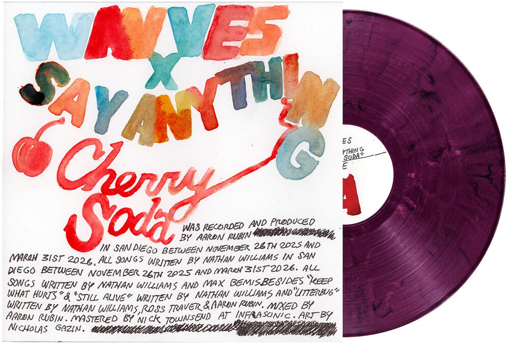 Wavves x Say Anything – Cherry Soda (Eco Purple-Pink LP Vinyl)