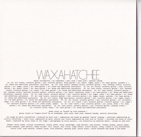 Image: Waxahatchee – Tigers Blood CD | Relix