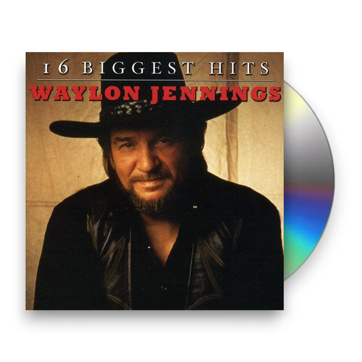Waylon Jennings – 16 Biggest Hits (CD) - Front