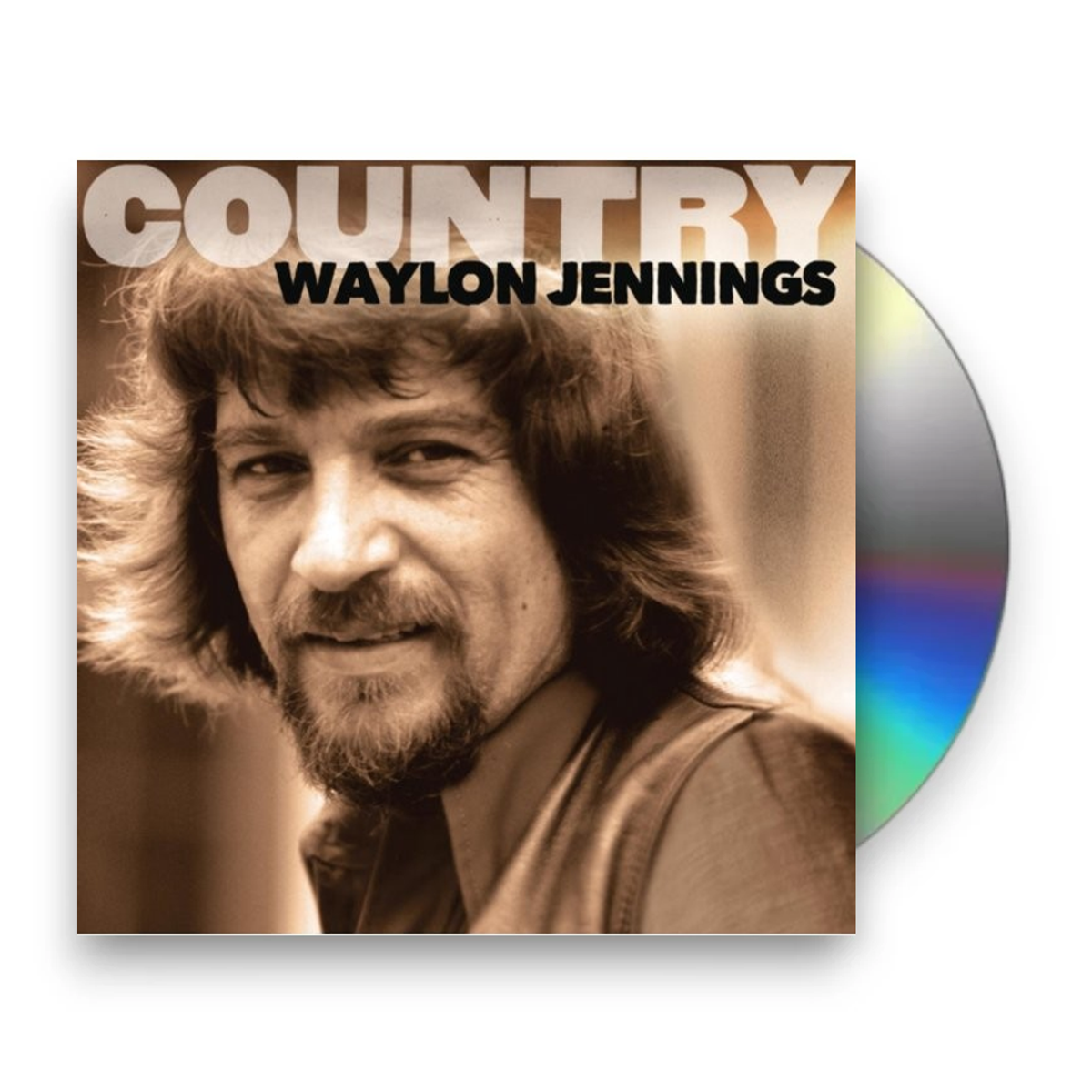 Waylon Jennings – Country (CD) - Front