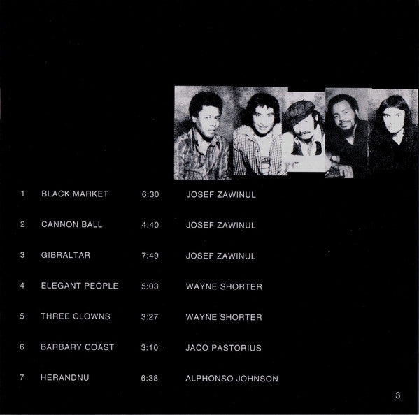 Gatefold 2: Weather Report – Black Market CD | Relix