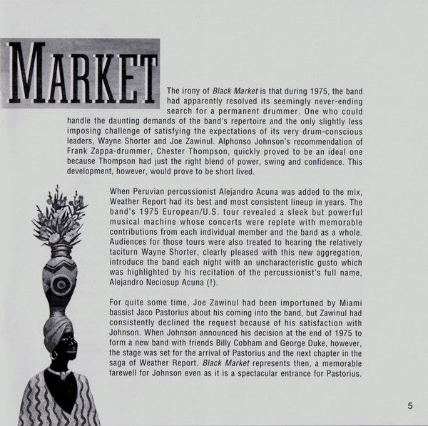 Gatefold 4: Weather Report – Black Market CD | Relix