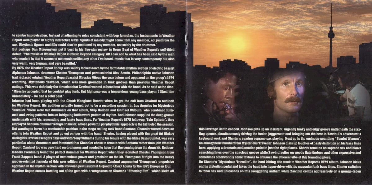 Gatefold 2: Weather Report – Live in Berlin 1975 Vinyl LP | Relix