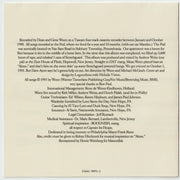 Back Cover: Ween – The Pod CD | Relix