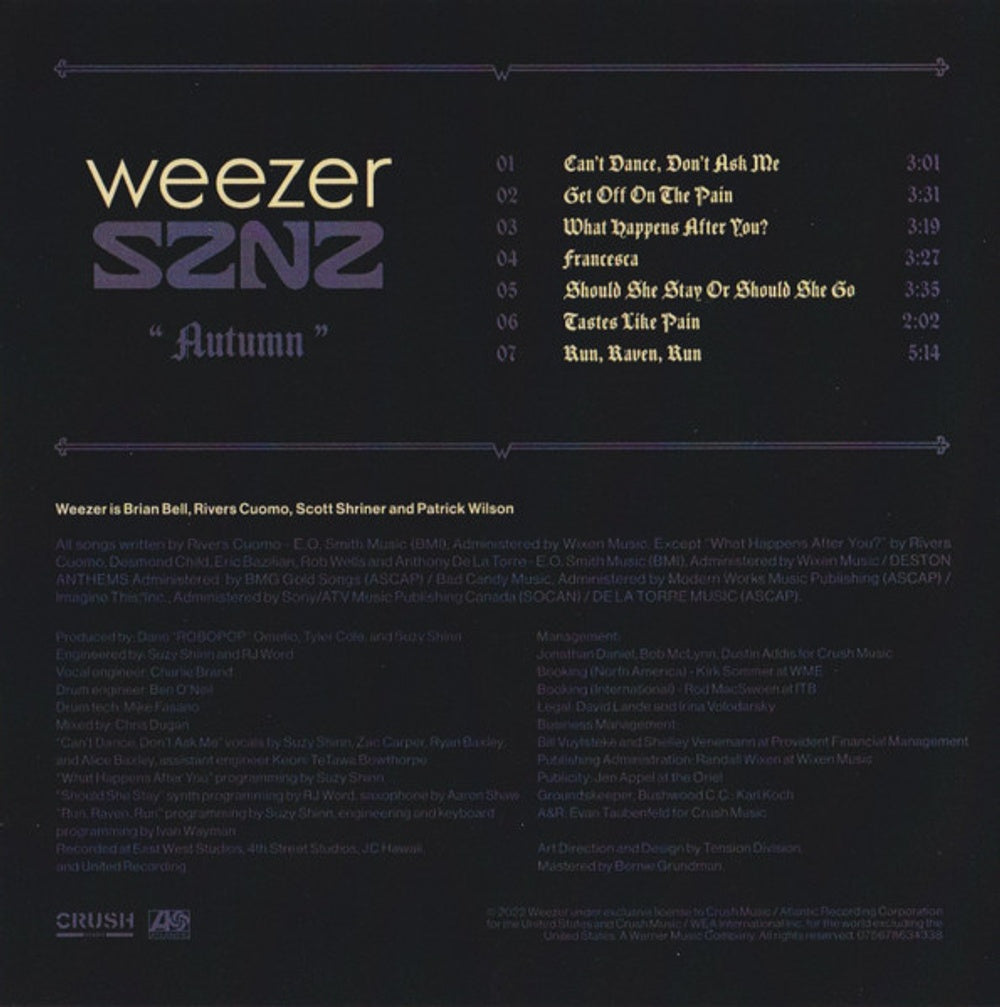 Weezer – SZNZ: Autumn EP (CD)