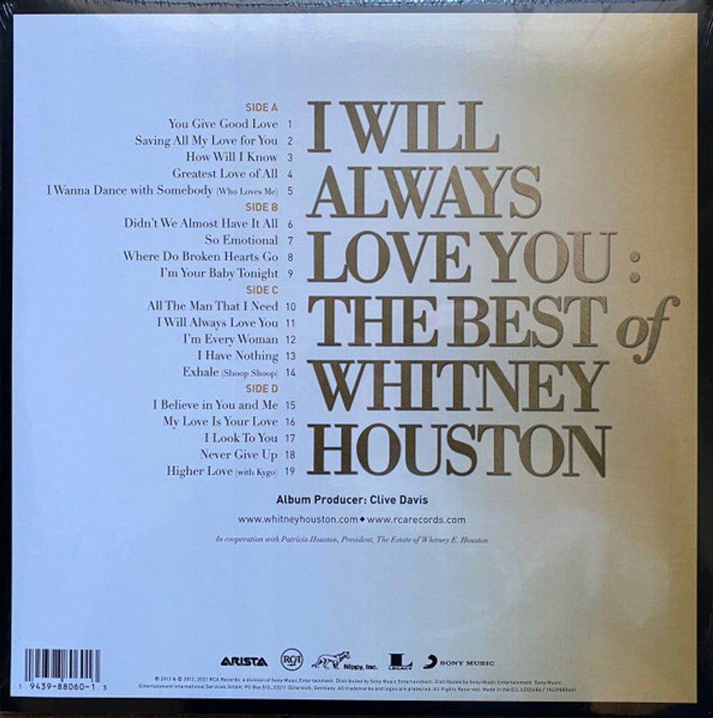 Whitney Houston – I Will Always Love You: The Best Of Whitney Houston (2-LP Vinyl)